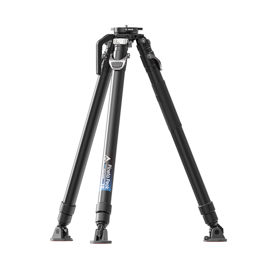 PINETA PEAK Photo & Video Carbon Fiber Tripod w/ HD Tripod Feet